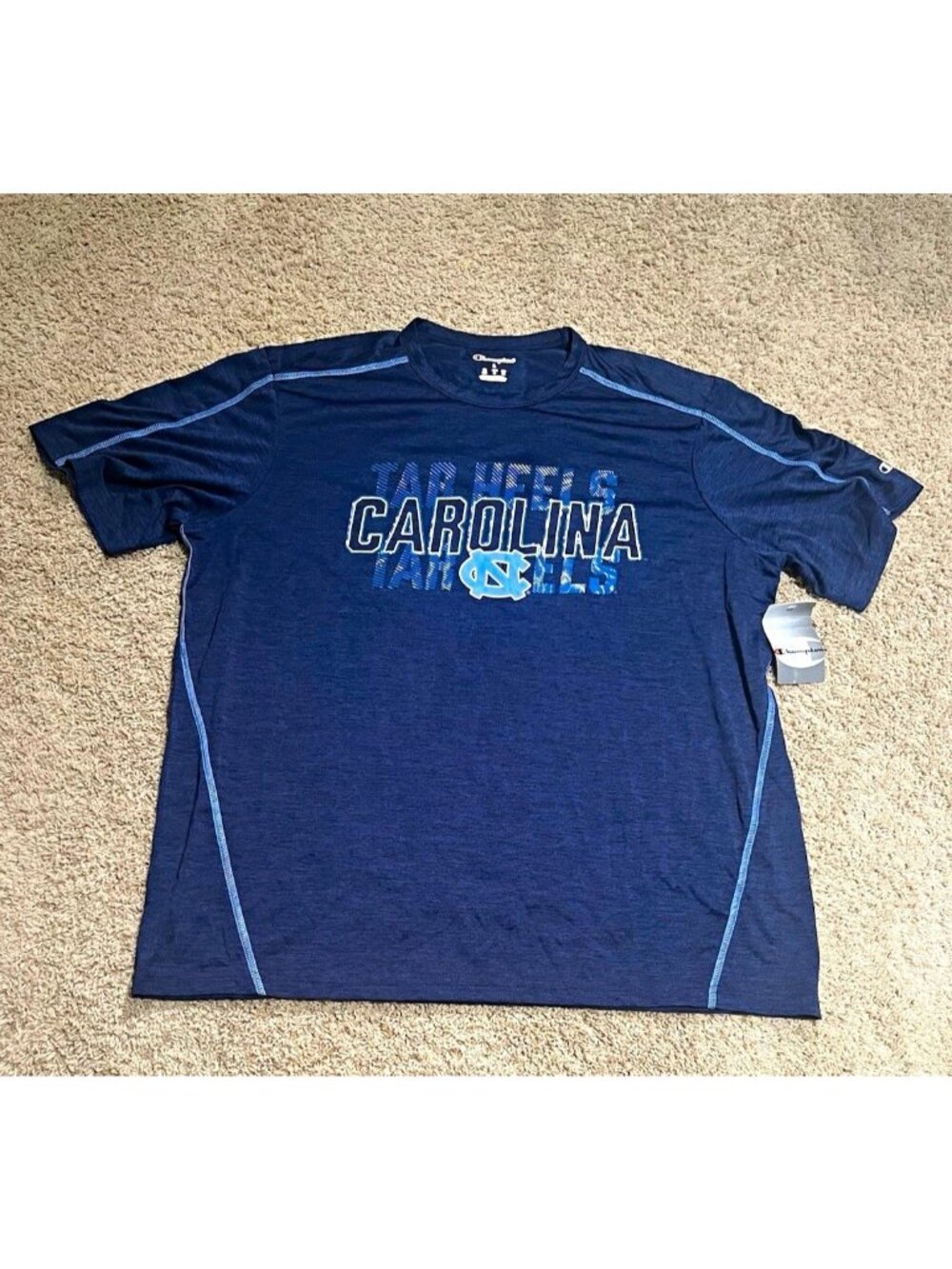 Champion North Carolina Tar Heels Carolina Blue T-Shirt Shirt Size L